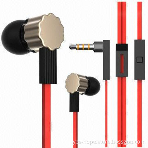 Small cute metal earphone